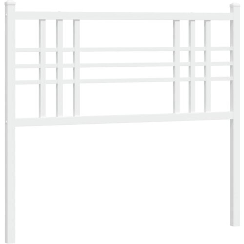 Maison Chic kovinsko posteljno vzglavje - vzglavna omarica - nočna omarica belo 100 cm, (21704810) Slike