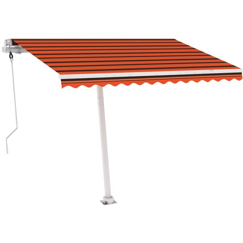 Maison Chic Prostostoječa avtomatska tenda - Senčniki 300x250 cm oranžna/rjava, (22039579) Cene