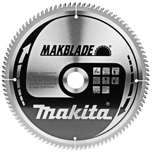 Makita list cirkulara testera za drvo MAKBLADE 260x100zx30 B-09117 Cene