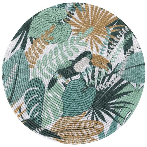 Douceur d int&amp;eacute;rieur pogrinjki SET DE TABLE (0) 35 CM POLYPROPYLENE IMPRIME BRAZILIA X4 Večbarvna Slike