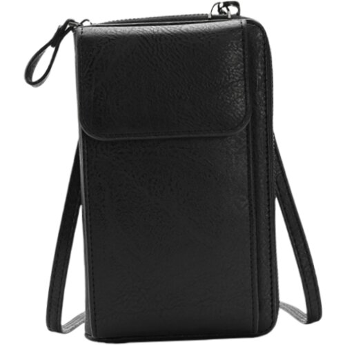 INF Ženska torba za telefon čez ramo, večnamenska torba za čez ramo iz PU usnja Black, (21562137) Slike