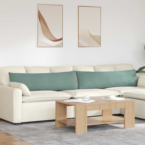 vidaXL jastučići za sofu 2 pcs morska zelena 145 x 40 cm Cijene