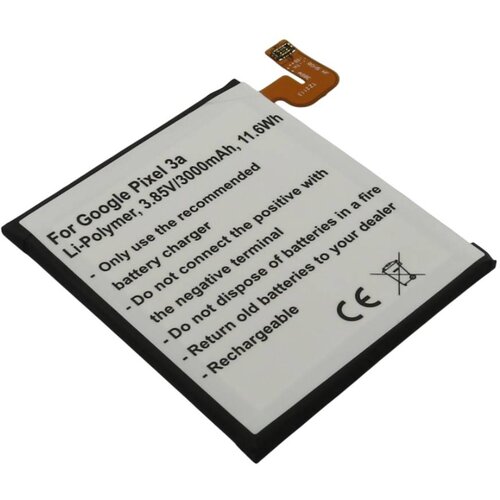 AVIZAR Baterija za Google Pixel 3a 3.85V 3000mAh Li-Polymer, Črna, (5000070482) Cene