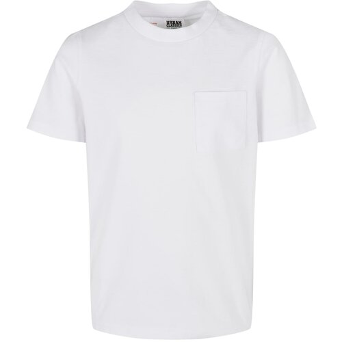 Urban Classics Kids basic t-shirt for boys made of organic cotton, 2 pack, white/navy blue Slike