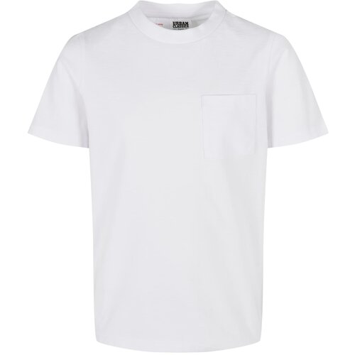 Urban Classics Kids Basic T-shirt for boys made of organic cotton, 2 pack, white/navy blue Slike