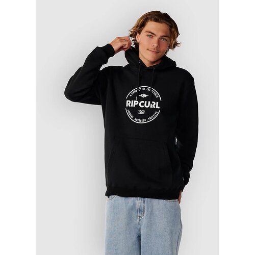 Rip Curl Staple Pulover s kapuco black Slike