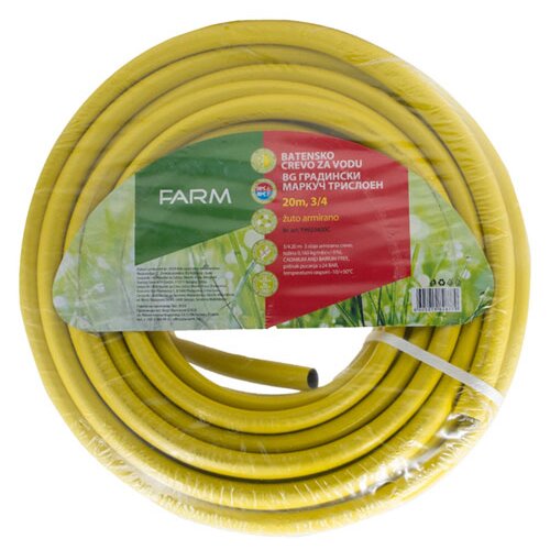 Farm crevo za vodu 20m 3/4 žuto armirano T9923420C Slike