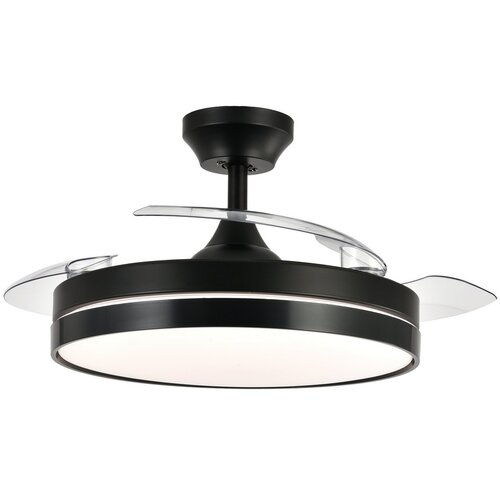 Ferotehna stropni ventilator led 33W 3500lm 3000/4200/6500K 107cm sa daljinskim upravljačem stretch black Cijene