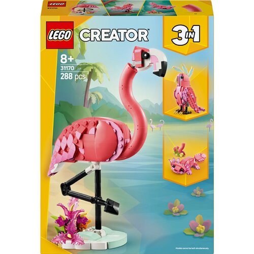 Lego Divlje životinje: Ružičasti flamingo (31170) Slike