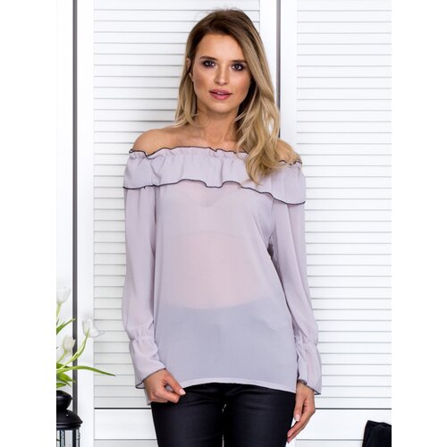 Italy Moda Blouse-MI-BZ-17322.17-gray Cijene