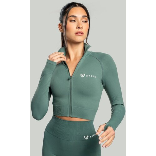 STRIX Ženski Seamless Cropped Top Moss - STRIX Cene