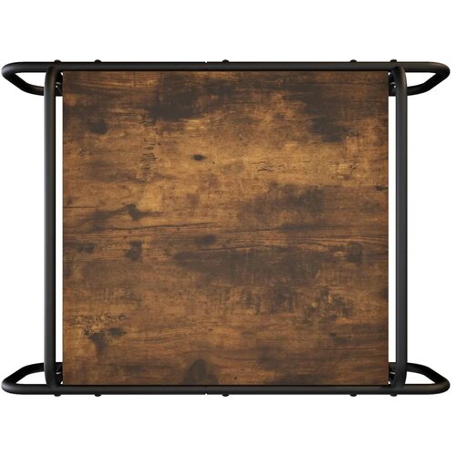  Stolić za kavu Dimljeni hrast 70 x 50 x 51 cm Konstruirano drvo - Dimljeni hrast 70 x 50 x 51 cm Slike