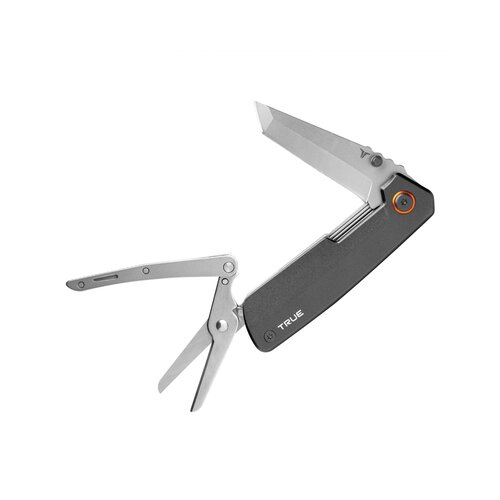 True Džepni nož na preklapanje, 2u1, Dual Cutter - TRU-MTL-0002-G, Srebrni Slike