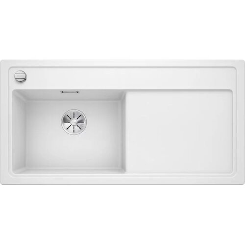 Blanco sudoper ZENAR XL 6 S InFino SILGRANIT BIJELA, bez pribora, BAZEN LIJEVO, s dalj. upr. Slike