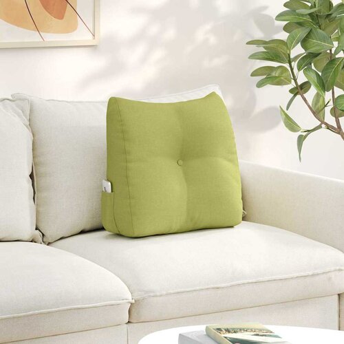 vidaXL Poglavni vzglavnik Svetlo zelena 45 x 24 x 50 cm blago Cene