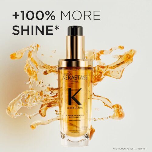 K&amp;eacute;rastase Elixir Ultime L&amp;#039;huile Originale ugodno pakiranje za sijaj in mehkobo las 2x75 ml Slike