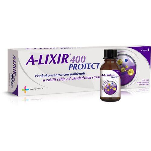 pharamnova a-lixir 400 protect rastcro 7x30ml Slike