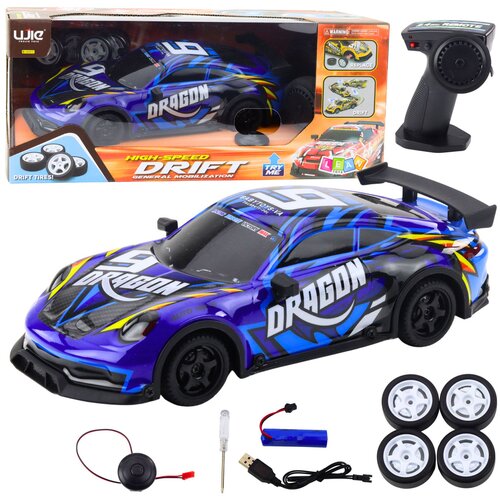  Auto na daljinsko upravljanje sa funkcijom driftanja Dragon - plavi Cijene