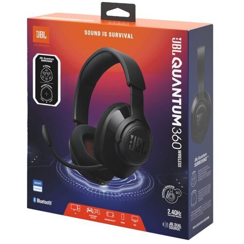 JBL 21300141 quantum 360 crne gaming slušalice ( 20837 ) Cene
