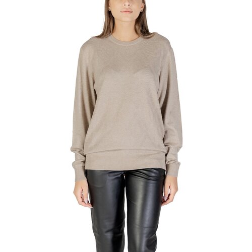 Guess Puloverji JAMAAR CN STITCHED SWTR M5BR08 Z0432 Bež Slike