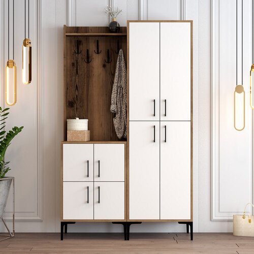  Cipelarnik sa čivilukom Berlin BA Walnut White Cene