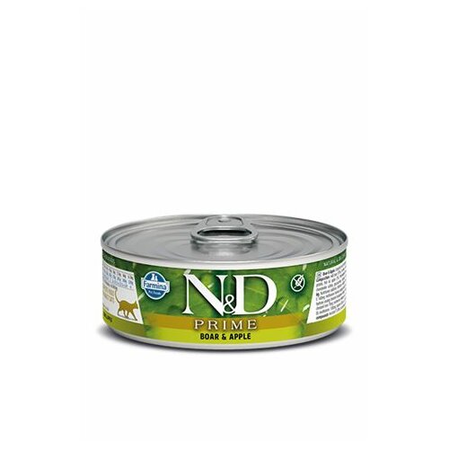 N&d hrana u konzervi za mačke - Prime - Divlja svinja i jabuka - 80gr Cene
