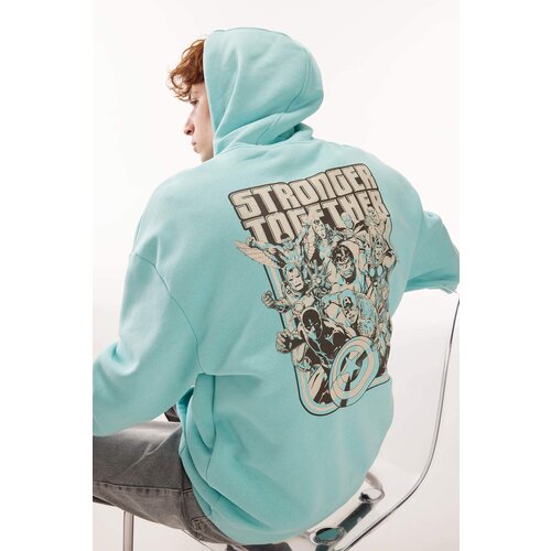 Defacto Oversize Fit Licensed by Marvel Short Sleeve Sweatshirt Slike