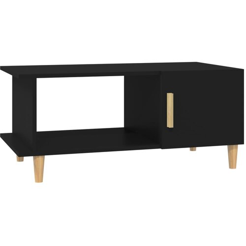 VidaXL Klubska mizica črna 90x50x40 inženirski les, (21013905) Slike