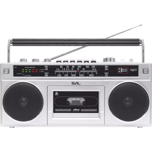 Sal Retro radio + BT brezžični zvočnik, FM, MP3, USB, AUX - RRTBRONX Cene
