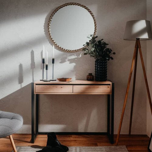 Finori Konzolna mizica Denver 44 artisan hrast in antracitno siva Cene