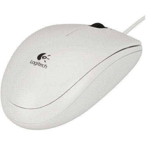  Mi&amp;scaron;ka usb 3gumbi optična žična b100 logitech bela Slike