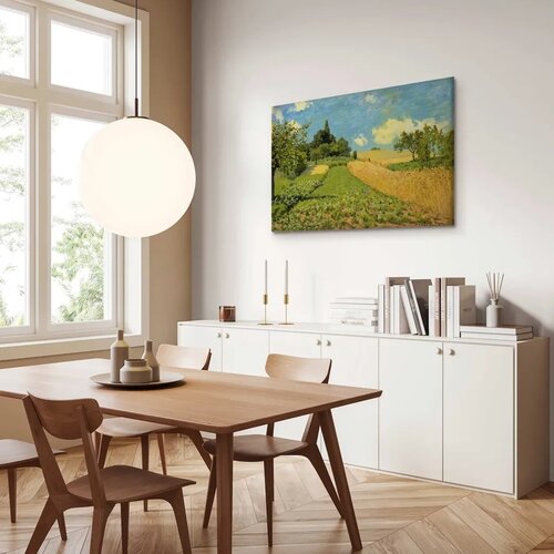  Slika - Alfred Sisley &amp;ndash; Grain fields on the hills of Argenteuil 90x60 Standard Slike