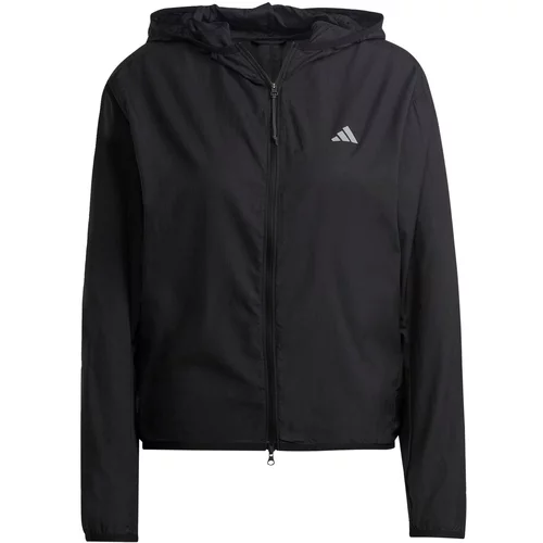 Adidas Športna jakna 'Run It' črna / bela