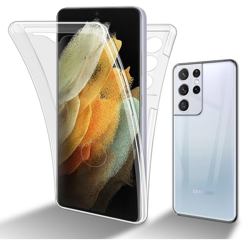 Cadorabo Ohi&scaron;je, združljiv s Samsungom v prozorni - 360 -&deg; za&scaron;čitni pokrov celotnega telesa - za&scaron;čita pred sprednjim in hrbtom, vsestransko za&scaron;čito z za&scaron;čitnikom zaslona, (20590460) Cene