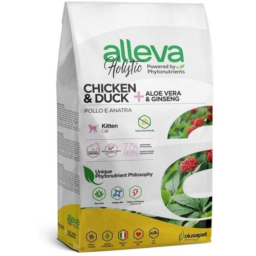 Alleva holistic hrana za mačiće piletina & patka + aloe vera Cene