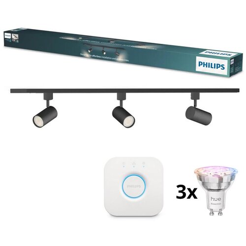 Philips LED prigu&scaron;iva spot svetiljka za &scaron;inski sistem EASYLINK HUE, 3xGU10/4,7W/230V + Hue bridge Cene