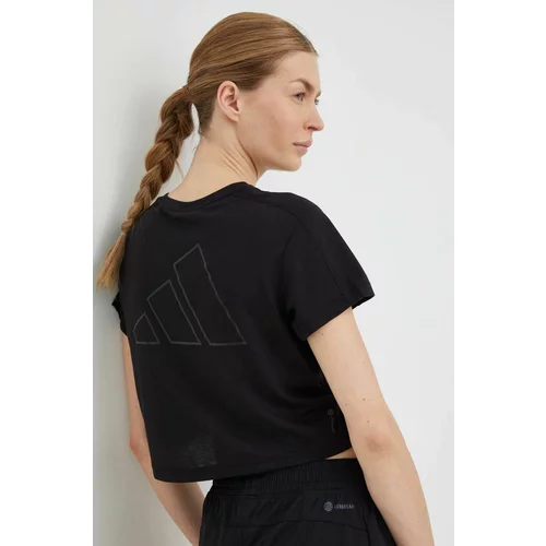 Adidas Kratka majica za vadbo Training Essentials črna barva
