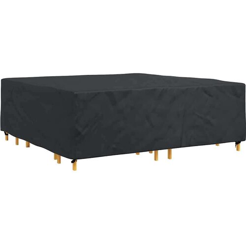 VidaXL Navlaka za vanjski namje&amp;scaron;taj Crna 220 x 220 x 70 cm 210D Slike
