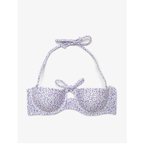 Koton Women's Purple Patterned Bikini Top Cijene