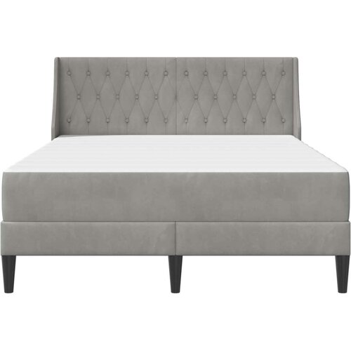  Okvir kreveta s madracem Zidne 2 pcs Svijetlo siva Bar&amp;scaron;un - Svjetlosiva 140 x 200 cm Slike