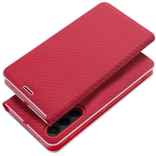 Oem LUNA Book Carbon futrola za SAMSUNG GALAXY A57 5G crvena Slike