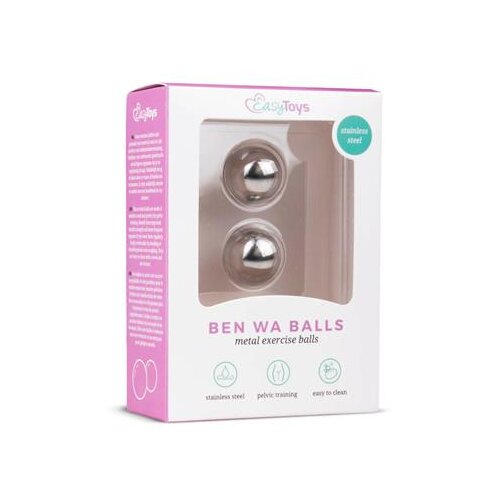 Easytoys Geisha Collection Vaginalne kroglice Silver - 19mm Slike