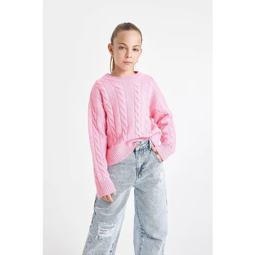 Defacto Girl's Crew Neck Sweater