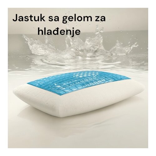  Jastuk sa plavim gelom za hladjenje 40x60x13cm Blue ( VLK000153-a1 ) Slike