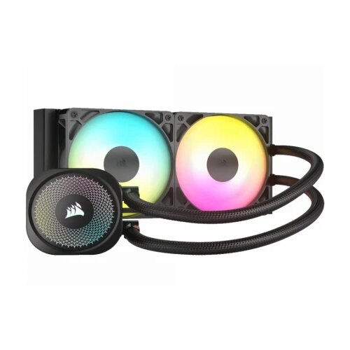 Corsair Kuler za CPU NAUTILUS 240 ARGB/240mm/vodeno hladenje/crna Slike