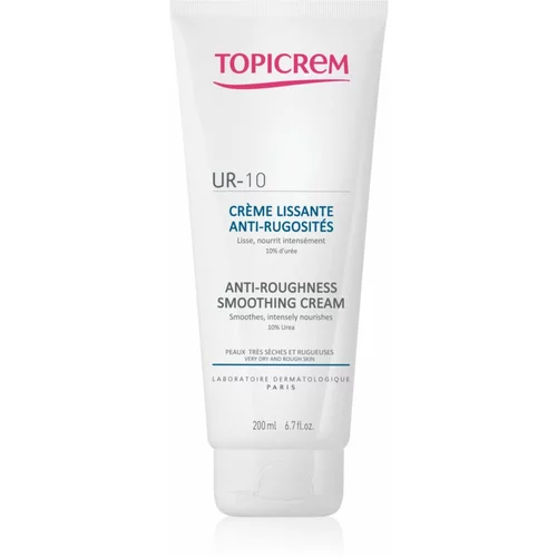 Topicrem UR-10 Anti-Roughness Smoothing Cream krema za telo za ekstra suho kožo 200 ml