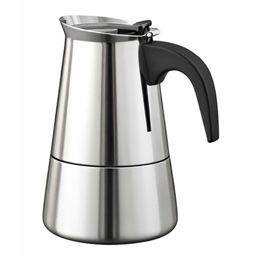 Cheffinger Moka kavni lonec inox za 6 skodelic, združljiv z indukcijo, Srebrna, (5000277337) Cene