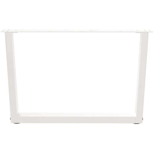  Noge za blagovaonski stol V-oblika 2 kom bijele 70x(42-43 3) cm Slike
