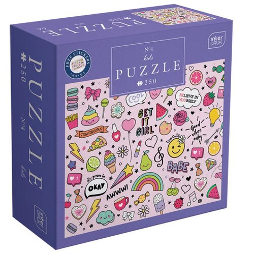 Puzzle 250 KOM KIDS 4 ICONS INTERDRUK Cene