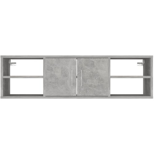  Zidna polica boja betona 102 x 30 x 29 cm konstruirano drvo Slike